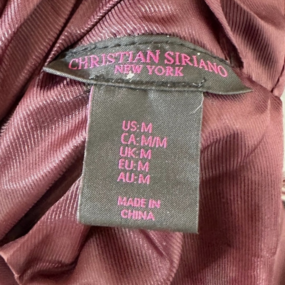 Red fur jacket worn once